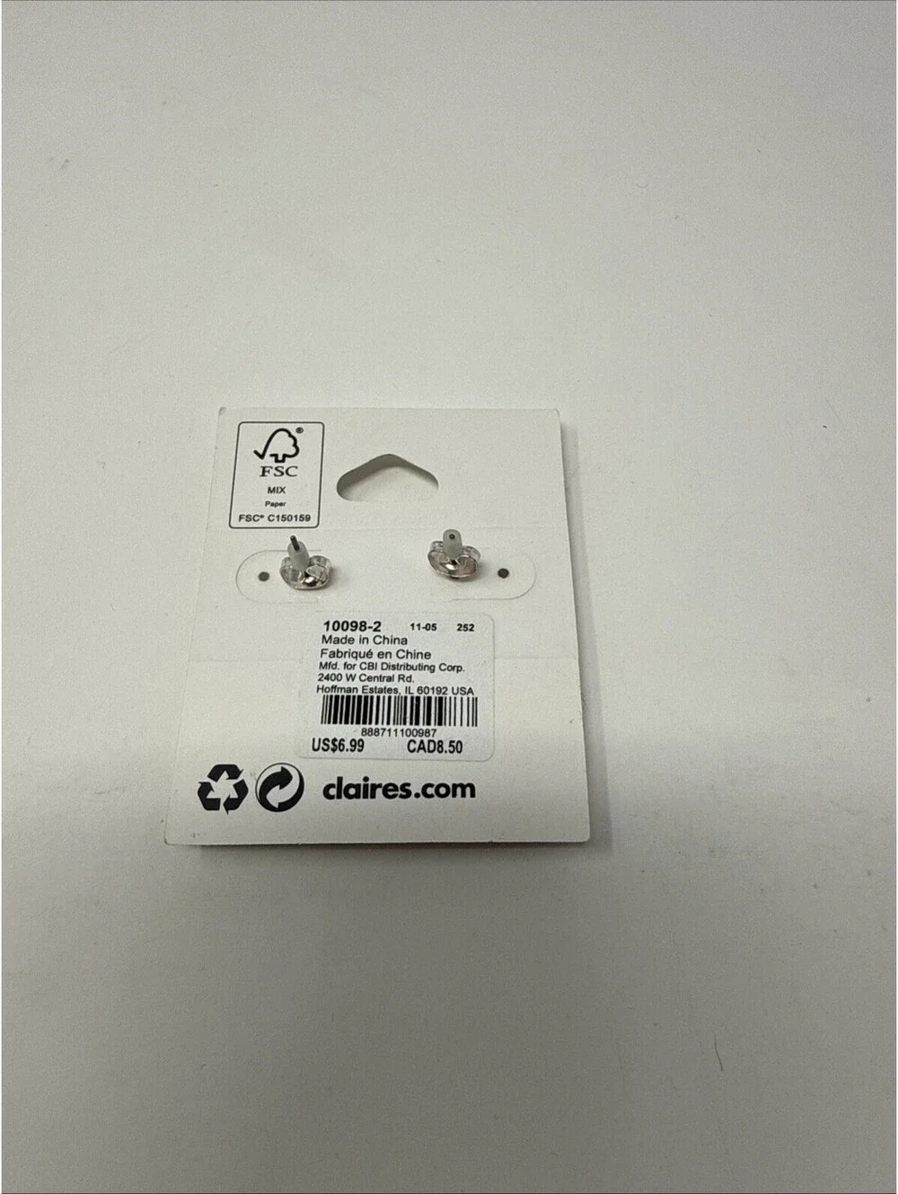 White Ghost Earrings  Claire’s Halloween